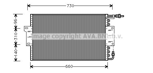 AVA QUALITY COOLING Lauhdutin, ilmastointilaite CT5010